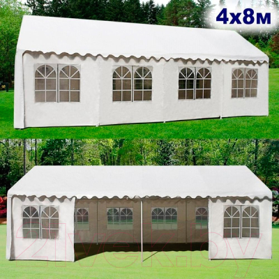 Торговая палатка Afina Garden AFM-1027W (4x8, White)