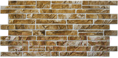 Панель ПВХ Grace Сланец коричневый (1020x495x3.5мм)