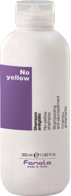 Оттеночный шампунь для волос Fanola No Yellow для нейтрализации желтизны (350мл)