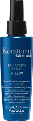 Спрей для укладки волос Fanola Keraterm Hair Ritual термоактивный разглаж. д/поврежденных волос (200мл)