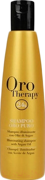 Шампунь для волос Fanola Oro Therapy 24k Oro Puro кератин арган. масло микрочаст. золота (300мл)
