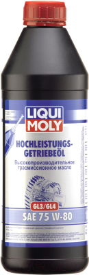 Трансмиссионное масло Liqui Moly Hochleistungs-Getriebeoil GL3+ 75W80 / 4427 (1л)