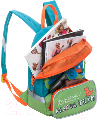 Детский рюкзак Grizzly RS-890-4 (бирюзовый)