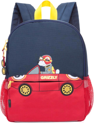 Детский рюкзак Grizzly RS-890-2 (синий/красный)