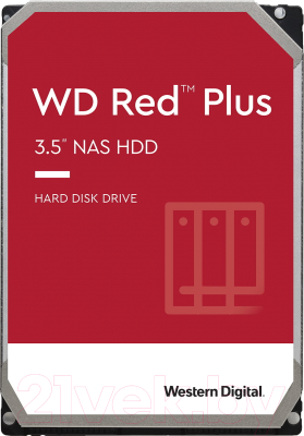 Жесткий диск Western Digital Red Plus 2TB (WD20EFZX)
