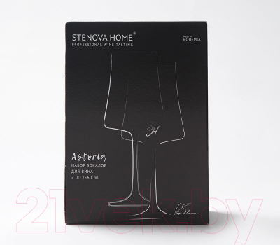 Набор бокалов Stenova Home Home Astoria Grey 611020 (2шт)