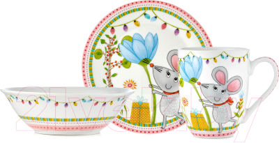 Набор столовой посуды Walmer Miss Mouse / W16190333