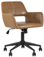 Кресло офисное Stool Group Филиус (экокожа коричневый) - 