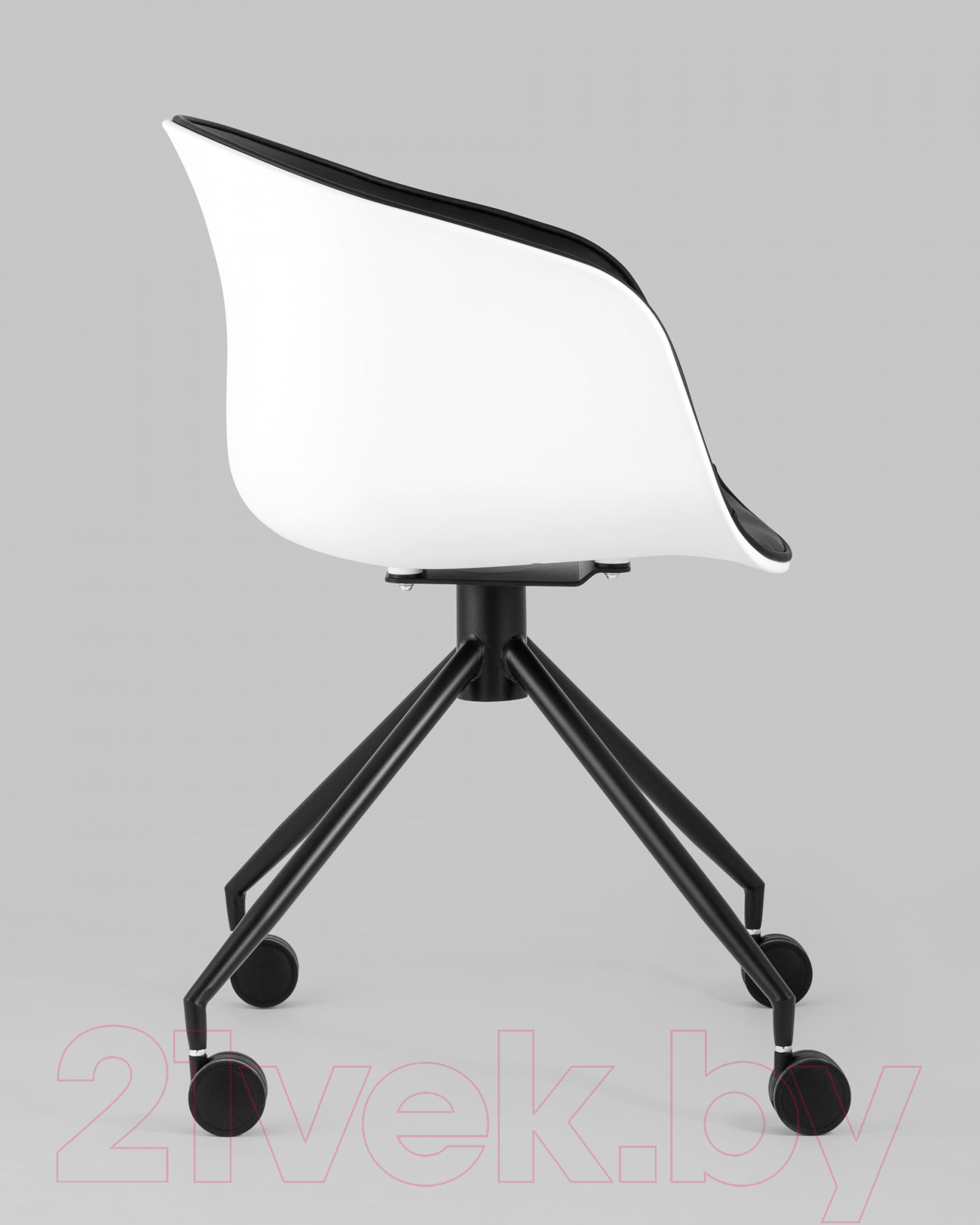 Кресло офисное Stool Group Libra / SL-7040ZB (экокожа белый)