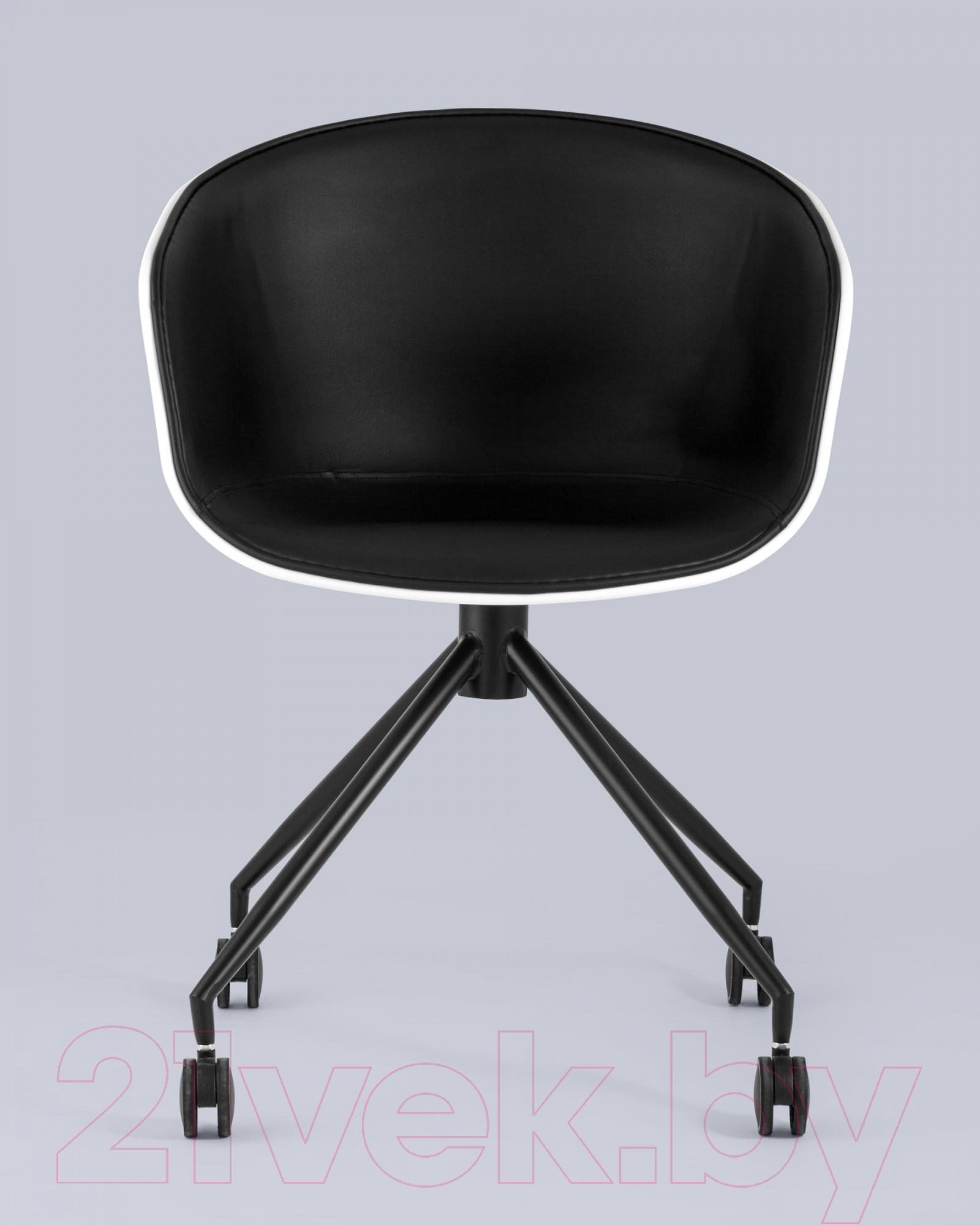 Кресло офисное Stool Group Libra / SL-7040ZB (экокожа белый)