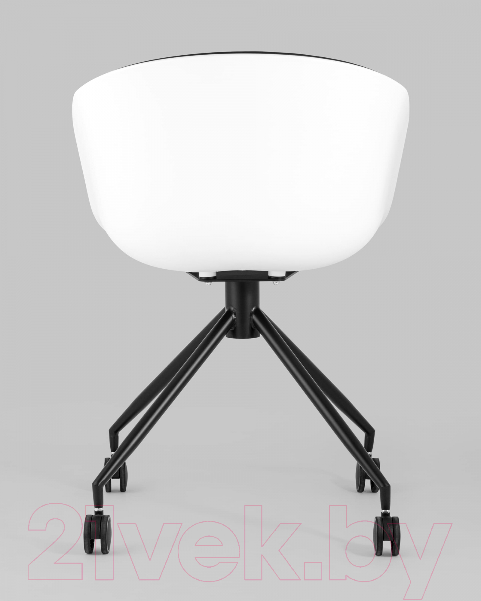 Кресло офисное Stool Group Libra / SL-7040ZB (экокожа белый)