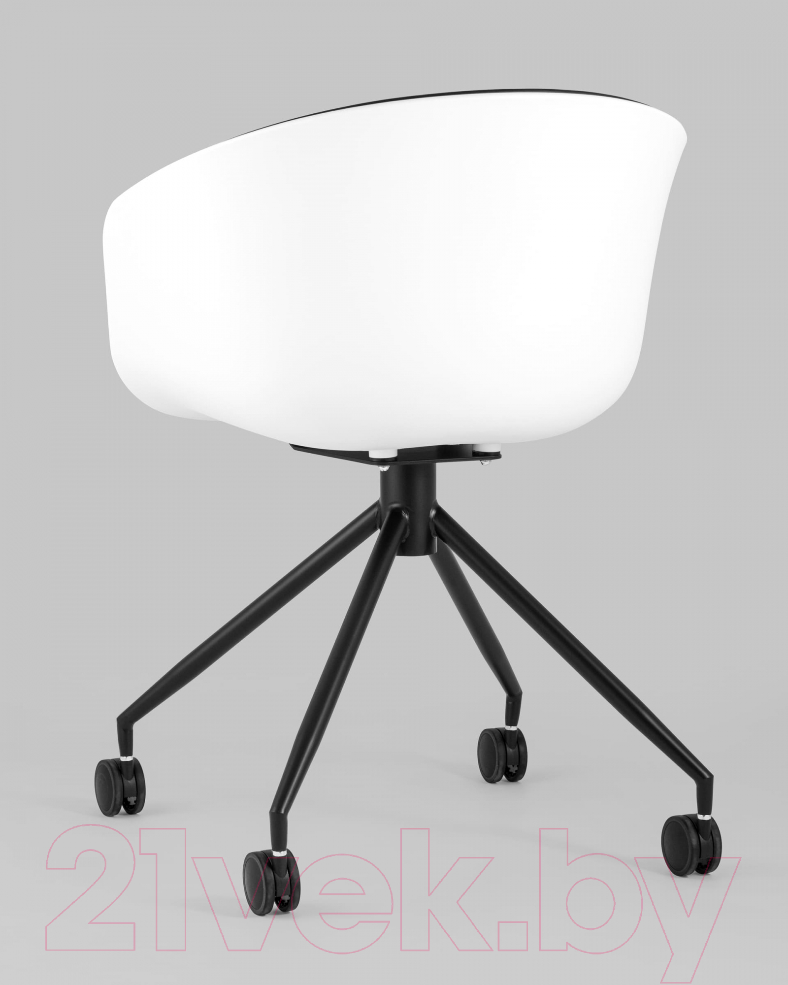 Кресло офисное Stool Group Libra / SL-7040ZB (экокожа белый)