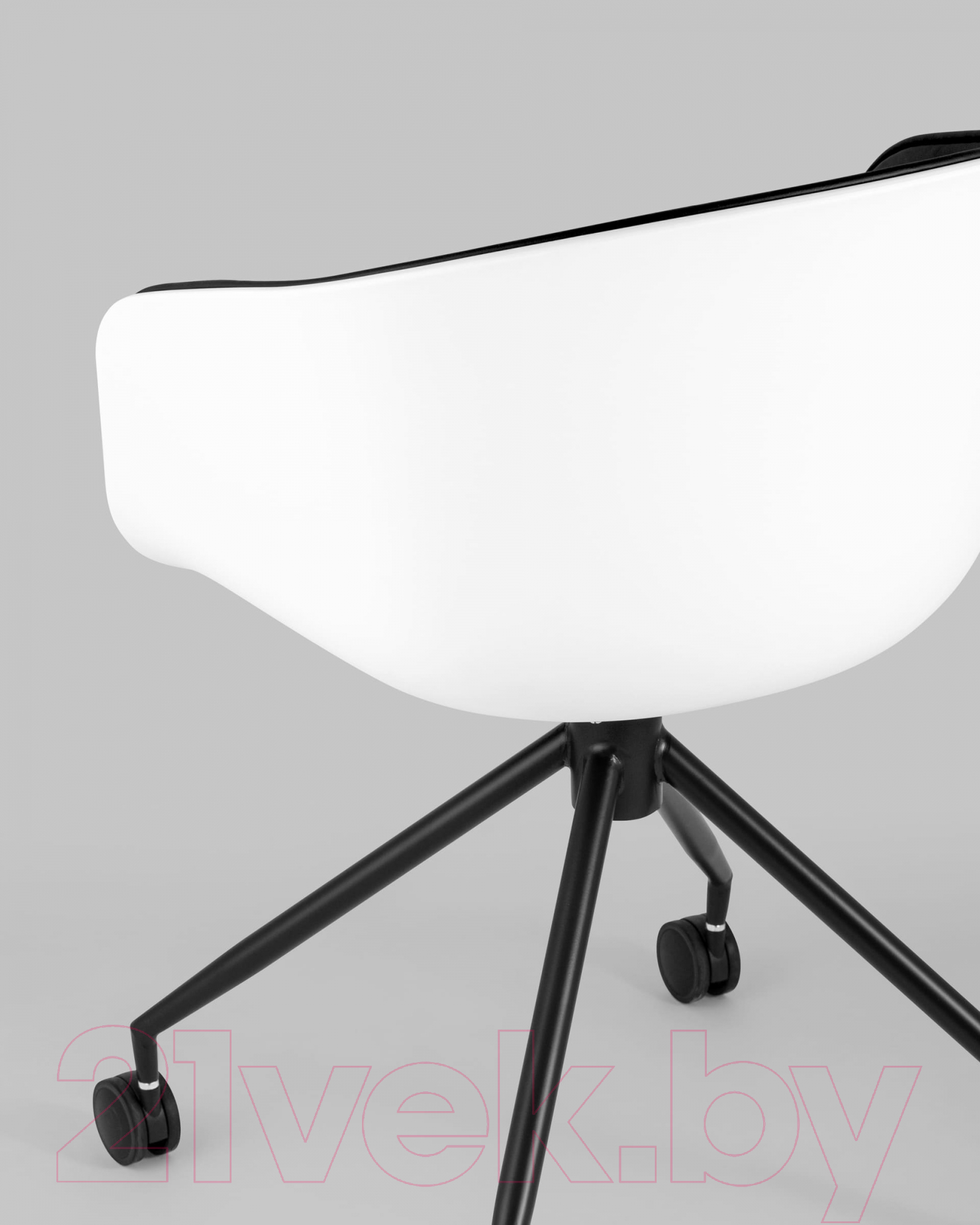 Кресло офисное Stool Group Libra / SL-7040ZB (экокожа белый)