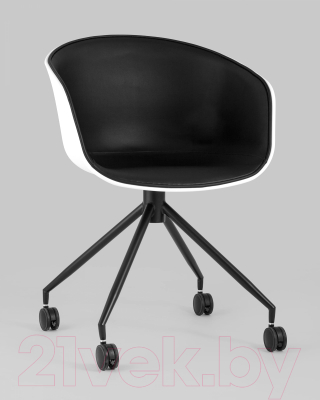 Кресло офисное Stool Group Libra / SL-7040ZB (экокожа белый)