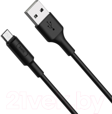 Кабель Hoco X25 MicroUSB (1м, черный)