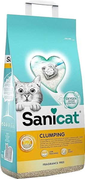 Наполнитель для туалета Sanicat Clumping Unscente (10л)