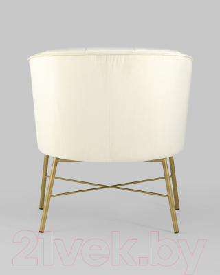 Кресло мягкое Stool Group Шале / FALETTE BEIGE (велюр бежевый)