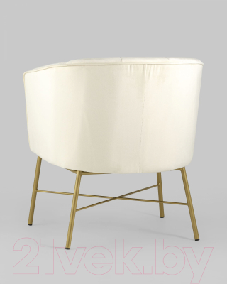 Кресло мягкое Stool Group Шале / FALETTE BEIGE (велюр бежевый)