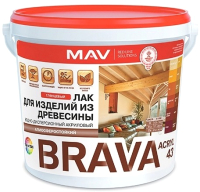 Лак MAV Brava ВД-АК-1043 (5л, глянцевый) - 