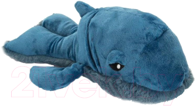 Игрушка для животных Beeztees Ivan Плюшевый кит / 619132 (синий)