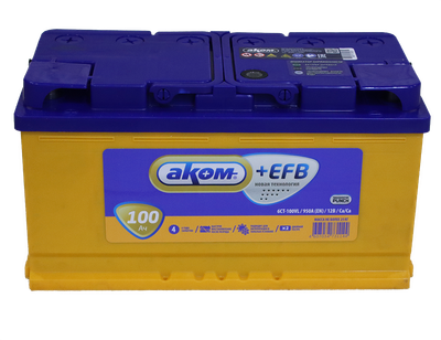 

Автомобильный аккумулятор, 6СТ-100 Рус+EFB 950A