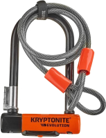 Велозамок Kryptonite 2021 Evolution Mini-7w / Flex Cable & Flexframe Bracket - 