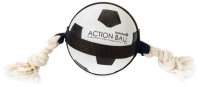 Игрушка для собак Beeztees Футбольный мяч с веревкой / 626709 - 
