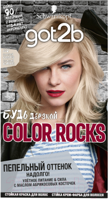 

Крем-краска для волос Got2b, Блонд, Color Rocks 102