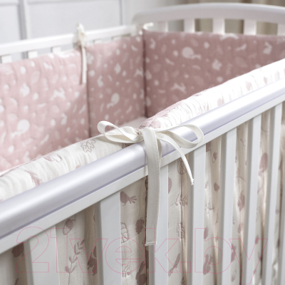 Комплект постельный для малышей Perina Форест / ТС6-03.5 (6 предметов, розовый)