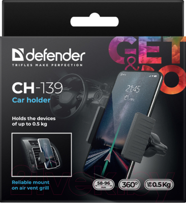 Держатель для смартфонов Defender CH-139 / 29139