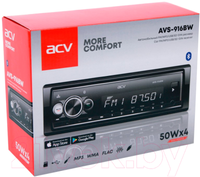 Бездисковая автомагнитола ACV AVS-916BW