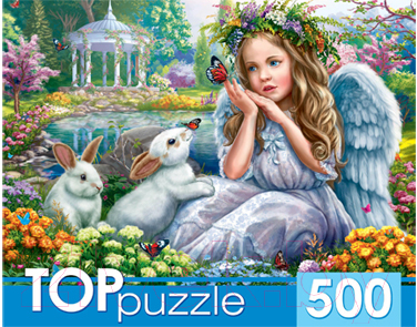 

Пазл РЫЖИЙ КОТ, Ангелочек и кролики / ХТП500-4238