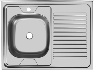 Мойка кухонная Ukinox ECO 800.600 L - 