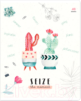 

Тетрадь ArtSpace, Рисунки. Cute Plants / Т48к-34329