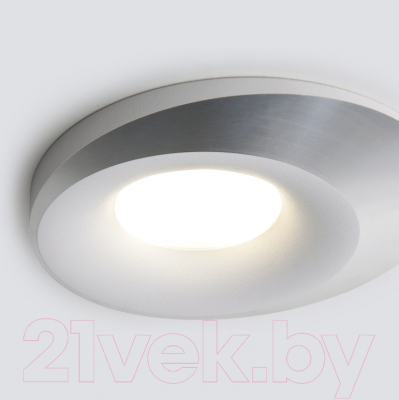 Точечный светильник Elektrostandard 124 MR16 (белый/серебристый)