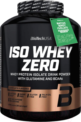 Протеин BioTechUSA Iso Whey Zero / I00003458 (2270г, кофе латте)