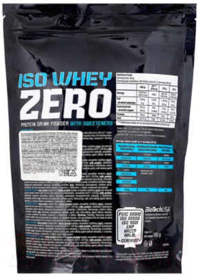Протеин BioTechUSA Iso Whey Zero / I00003303 (500г, шоколад-тоффи)