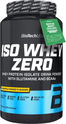 Протеин BioTechUSA Iso Whey Zero / I00003461 (908г, ананас-манго)