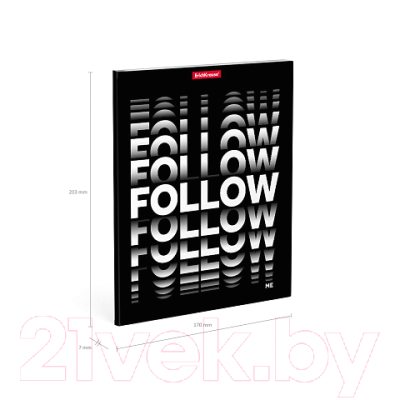 Изображение товара Тетрадь Erich Krause Follow Me / 52963 (96л, клетка)