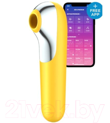 Стимулятор Satisfyer Dual Love / J2018-99-1 (желтый)