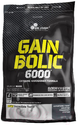 Гейнер Olimp Sport Nutrition Gain Bolic 6000 / I00002882 (1кг, клубника )