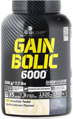 Гейнер Olimp Sport Nutrition Gain Bolic 6000 / I00002884 (3.5 кг, ваниль)