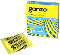 Презервативы Ganzo Ribs №3 - 