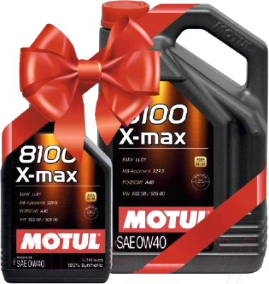 

Моторное масло Motul, 8100 X-Max 0W40 / 1045325