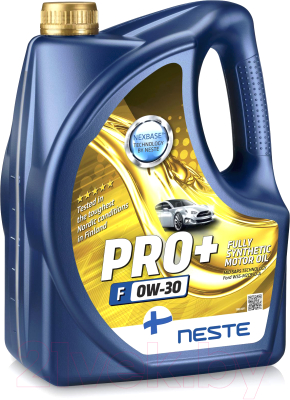 Моторное масло Neste Pro+ F 0W30 / 118245 (4л)
