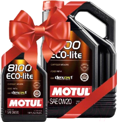 

Моторное масло Motul, 8100 Eco-lite 0W20 / 1085355