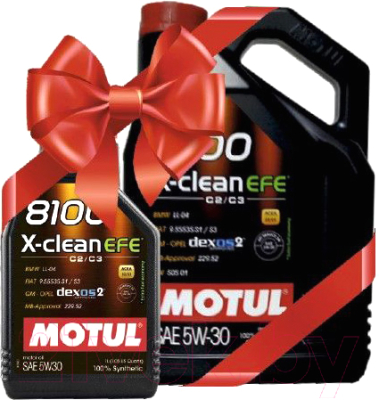 

Моторное масло Motul, 8100 X-Clean EFE 5W30 / 1091715