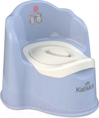 Детский горшок Kidwick Королевский / KW080504 (фиолетовый/темно-фиолетовый/белый)