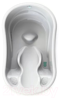 Ванночка детская Kidwick Лайнер / KW230106 (с термометром, белый/бирюзовый)