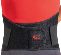 Корсет ортопедический пояснично-крестцовый MEK 3006 (XL, черный) - 